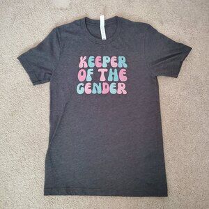 Women's Grey T-shirt: "Keeper of the Gender"